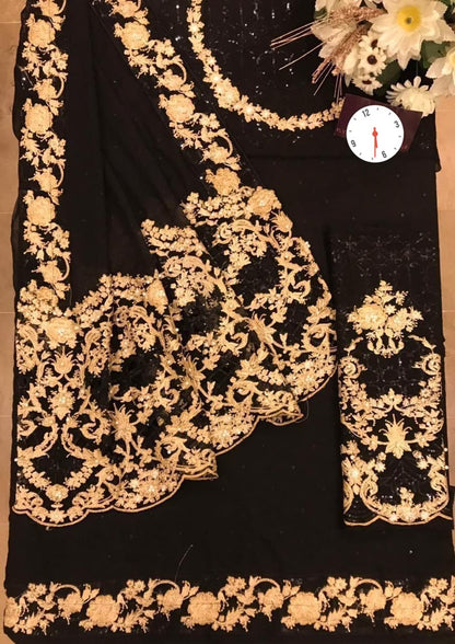 Maria-B Black Saree