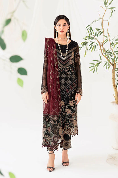 Ramsha Chiffon Embroidered Collection