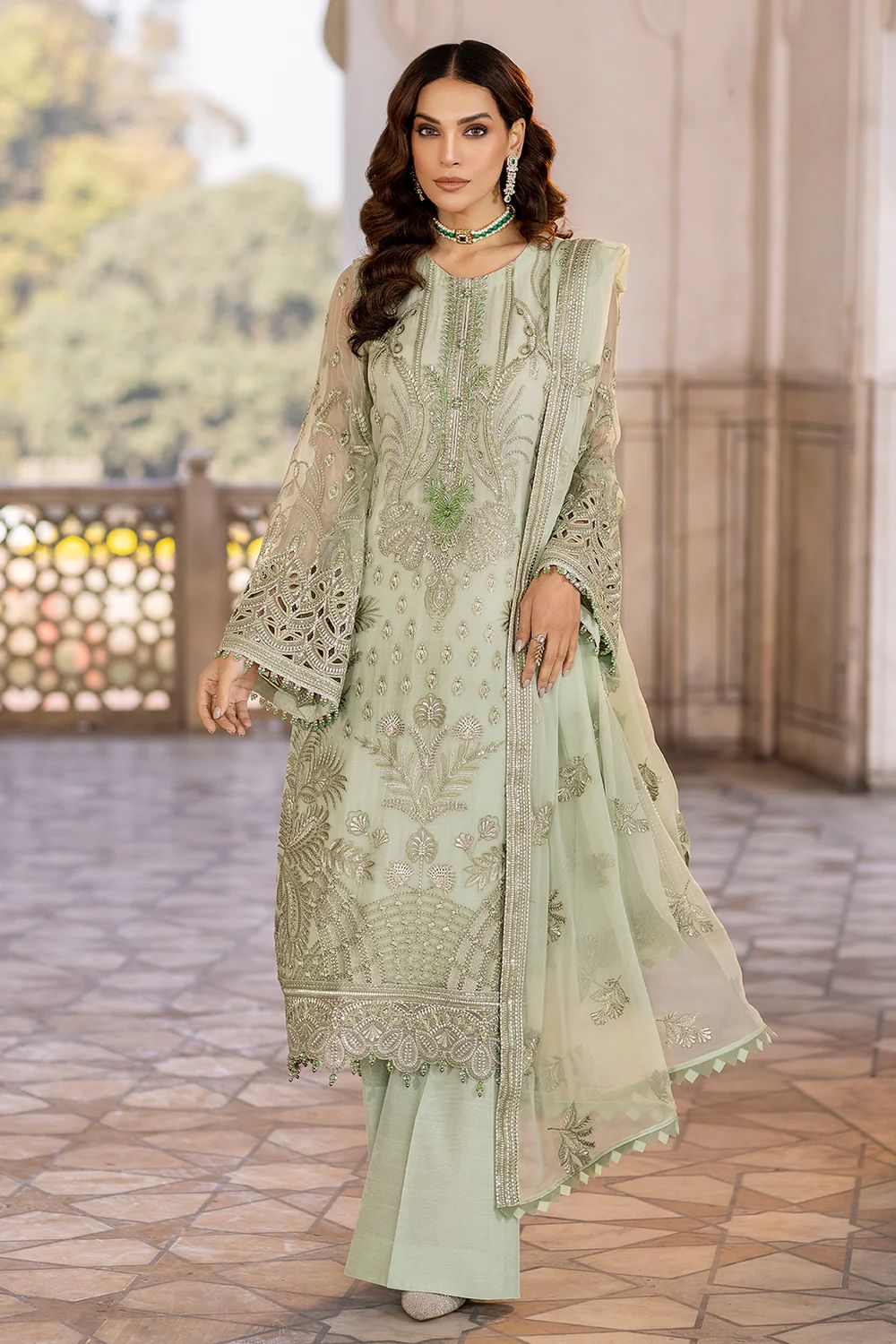 Flossie Chiffon Embroidered Collection