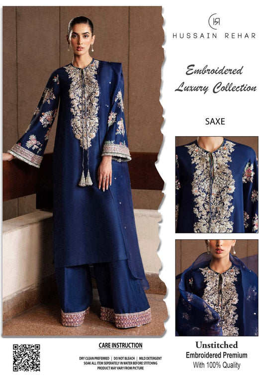 HUSSAIN REHAR FORMAL RAW SILK DRESS