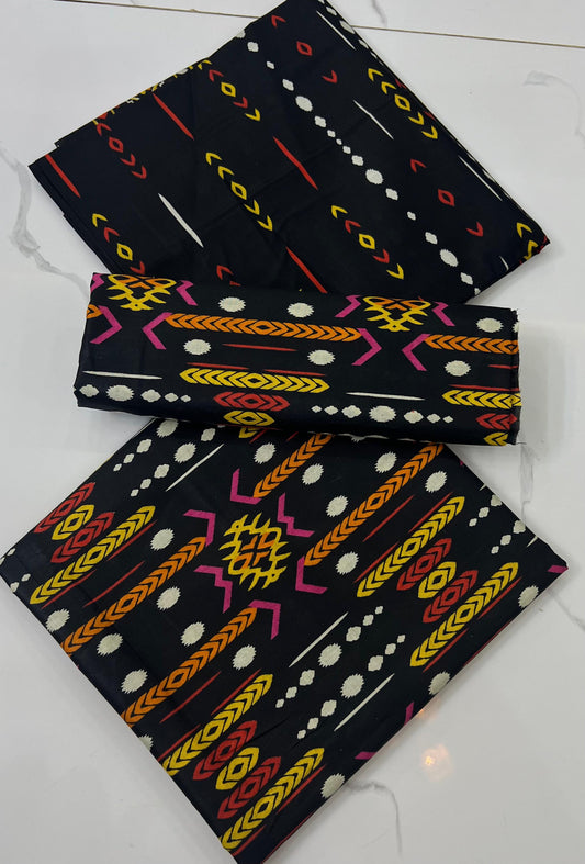 Al-Karam Kasturi Cotton Printed 3 Pcs Suit