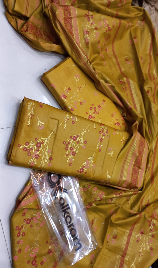 Al-Karam Kasturi Cotton Printed 3 Pcs Suit