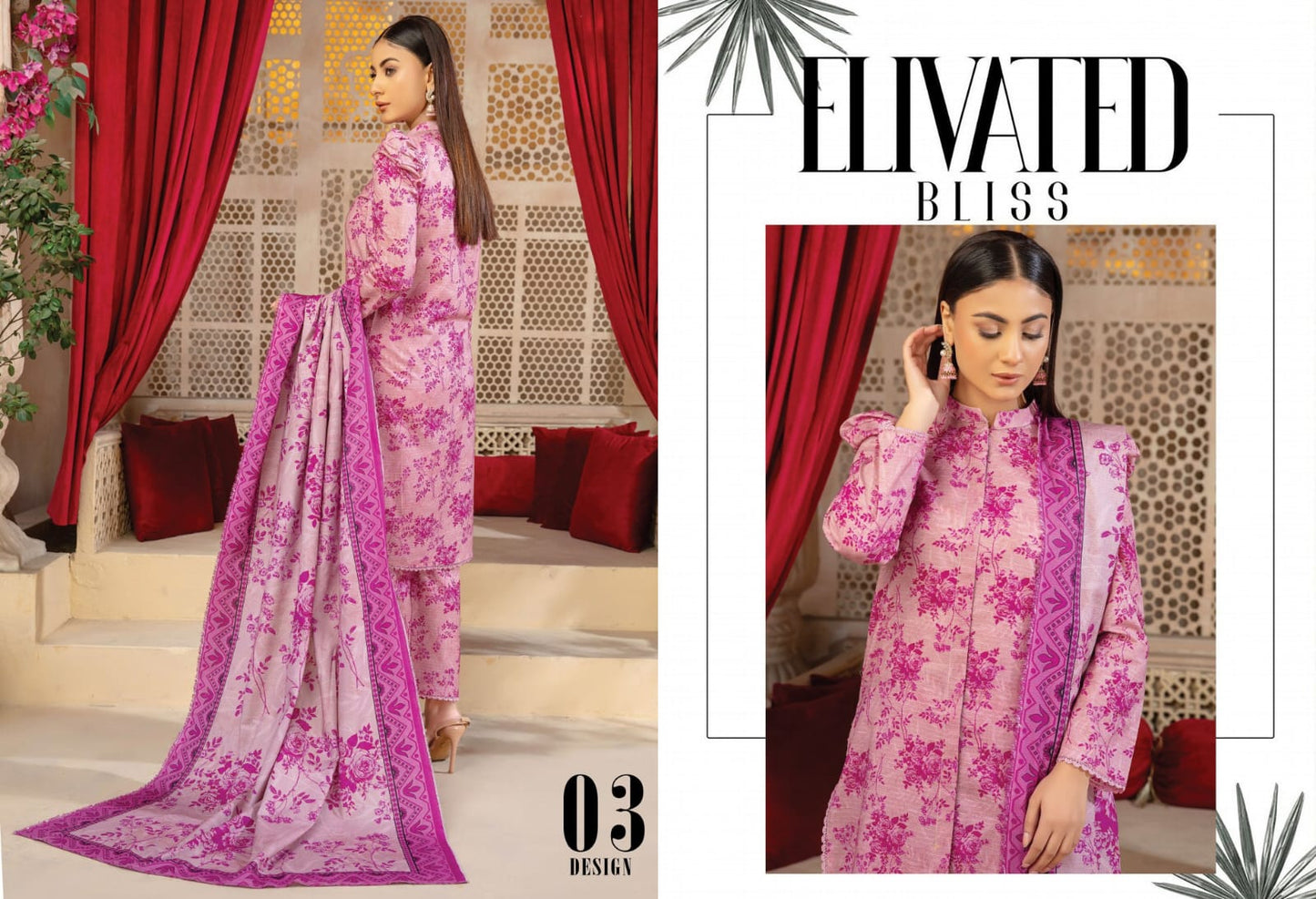 Orchid BiN Naeem Bana Dora Luxury Lawn