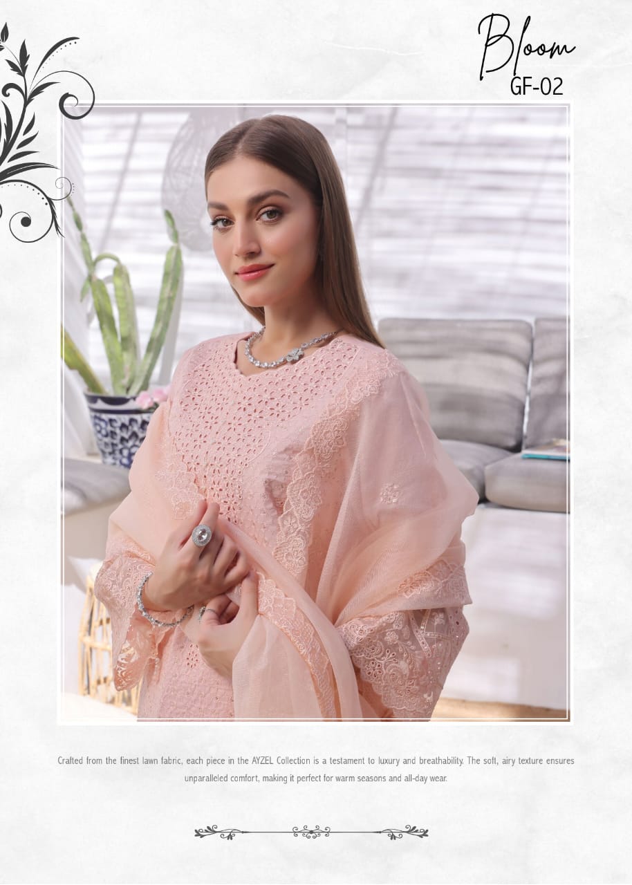AYZEL GUZEL  FORMAL 3 PIECE Stitched Collection