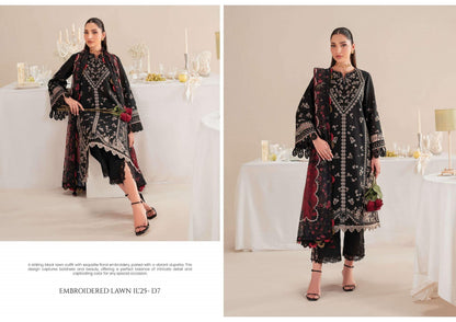 Jazmin presents  Iris Embroidered Luxury Eid Lawn