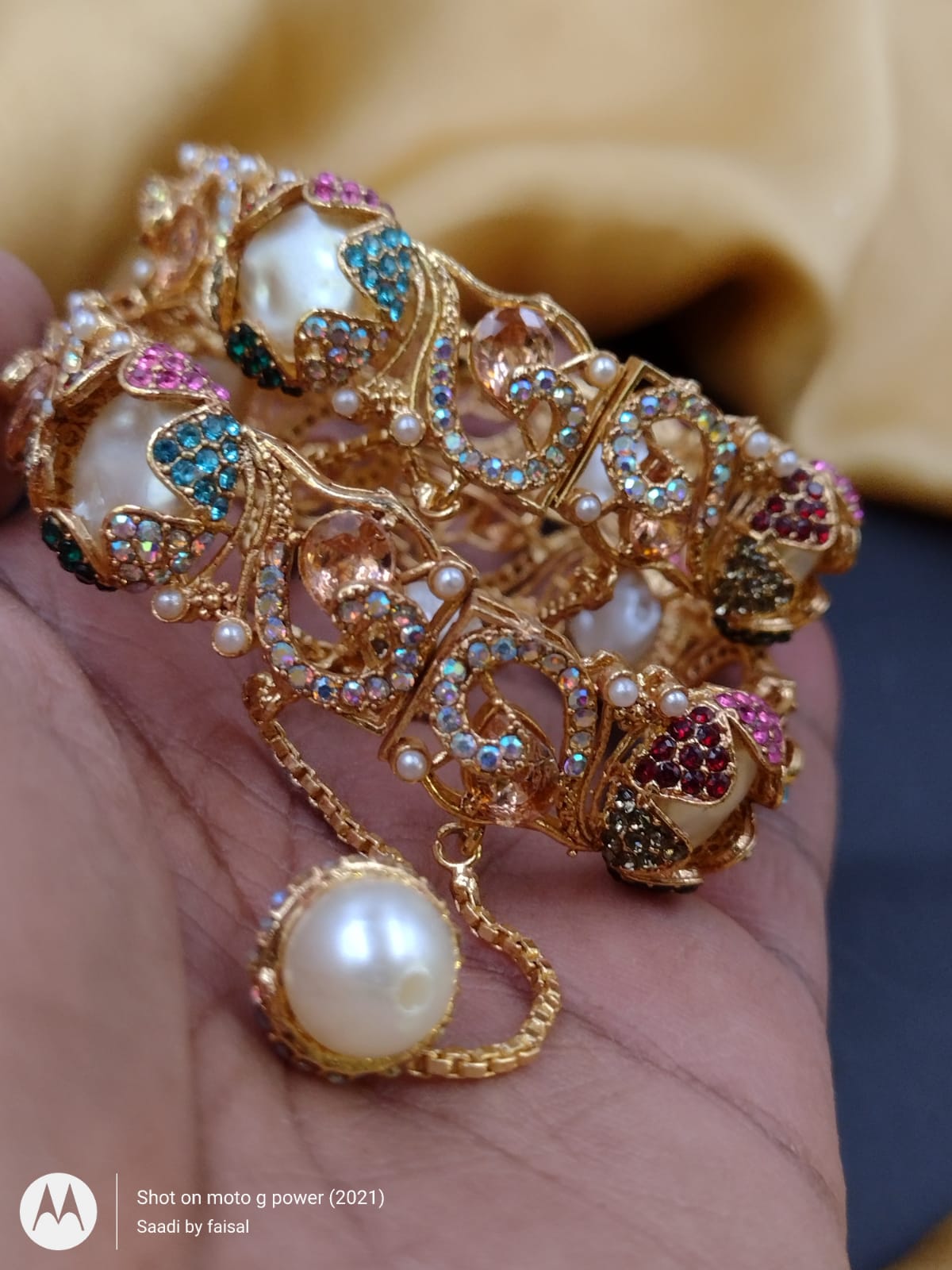 Design Stylish Navratn Mother pal Bangle Openable