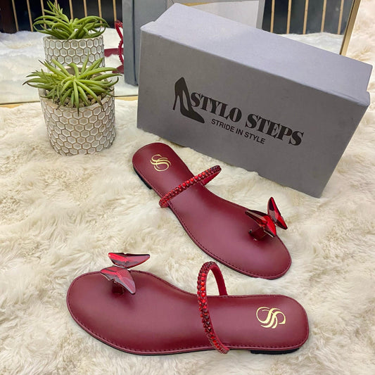 Butterfly Stride Flats