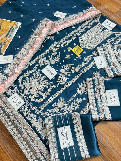 Aneela's Embroidered Chiffon Wedding Collection