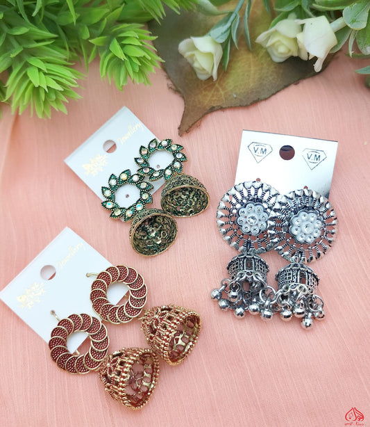 3 Pc Indian Jhumki