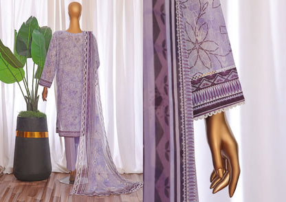 HZ PREMIUM CHIKANKARI WITH PRINTED BAMBER CHIFFON DUPATTA COLLECTION