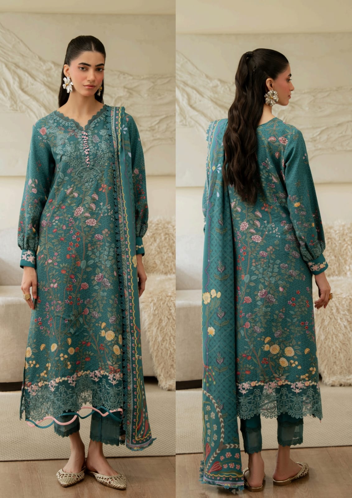 Print Luxe by Aabyan Embroidered Linen Collection