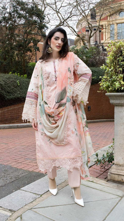 ALZOHAIB SUNSHINE BLOOM England Stories Embroidered Lawn