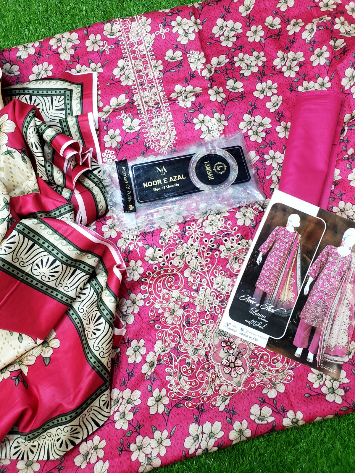 NooR Azal Embroidered 3 Pcs Collection