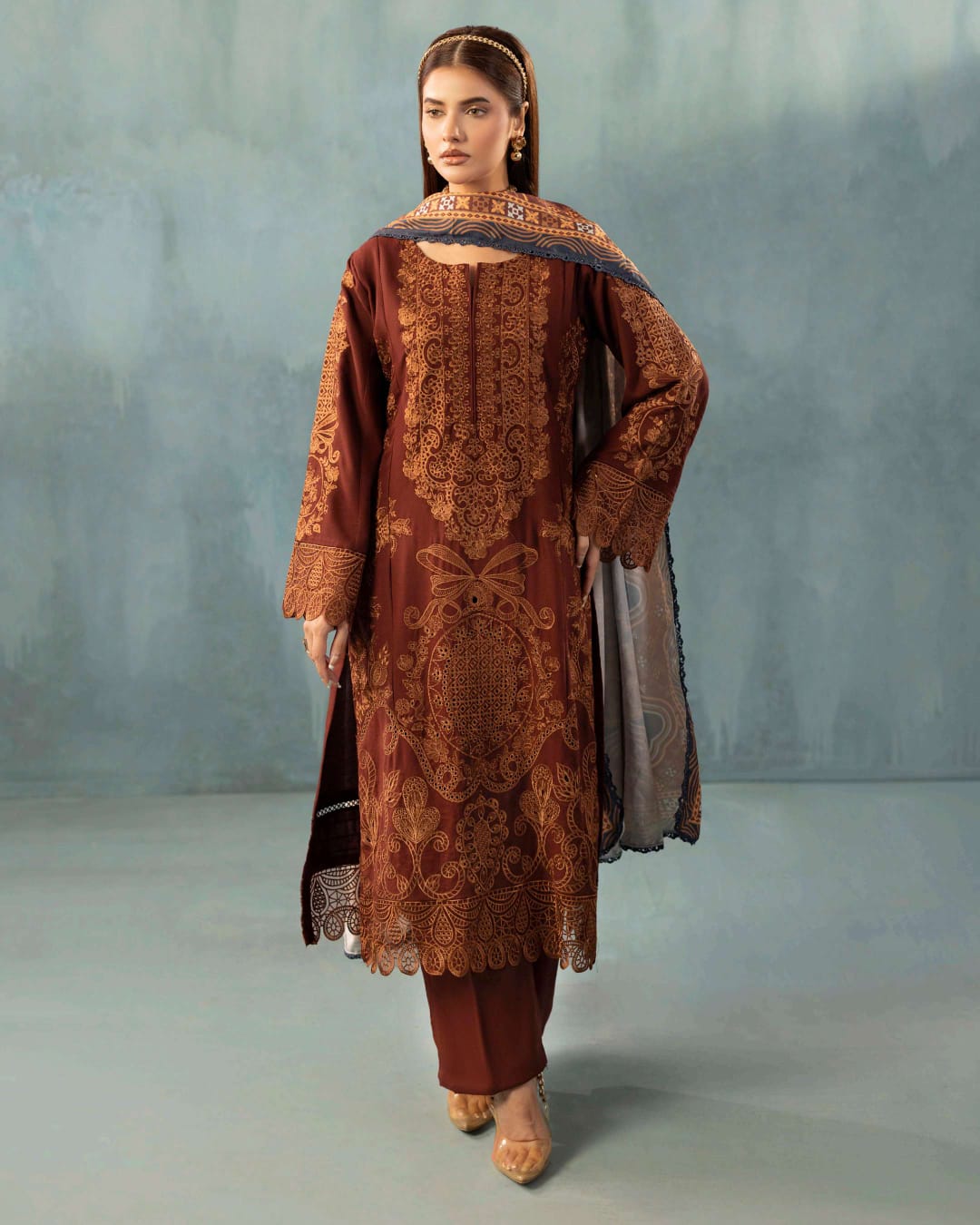 ADAN'S LIBAS DHANAK READY TO WEAR 3 PIECE