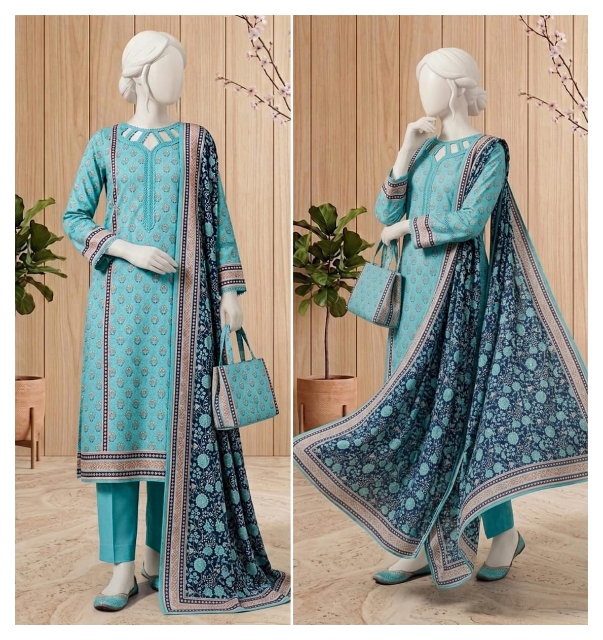 RANG-E-BAHAR Digital Printed Lawn 3 Piece Collection Vol-1 2026