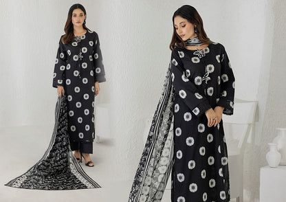 REGALIA BLACK & WHITE Digital Premium Printed Lawn Collection