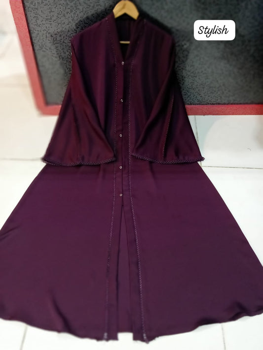 Front Open Abaya