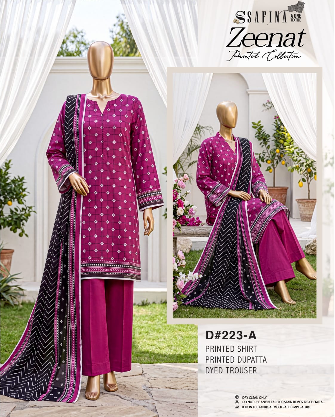SAFINA Zeenat Digital Printed Lawn 3 PIECE Collection 2026