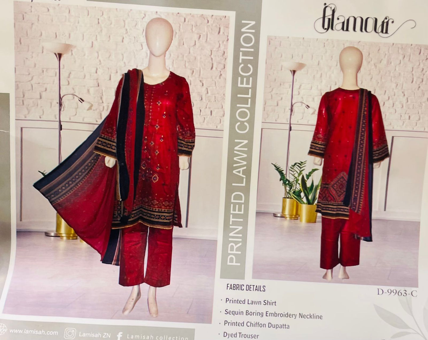 Glamour Printed Lawn