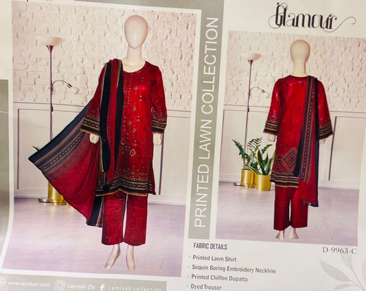 Glamour Printed Lawn
