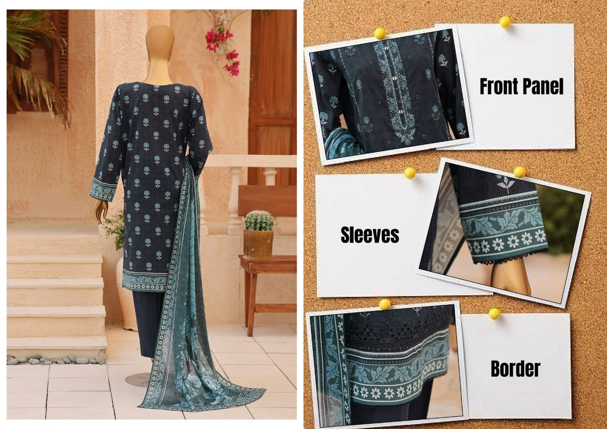 ASASA Digital Printed Embroidered Collection