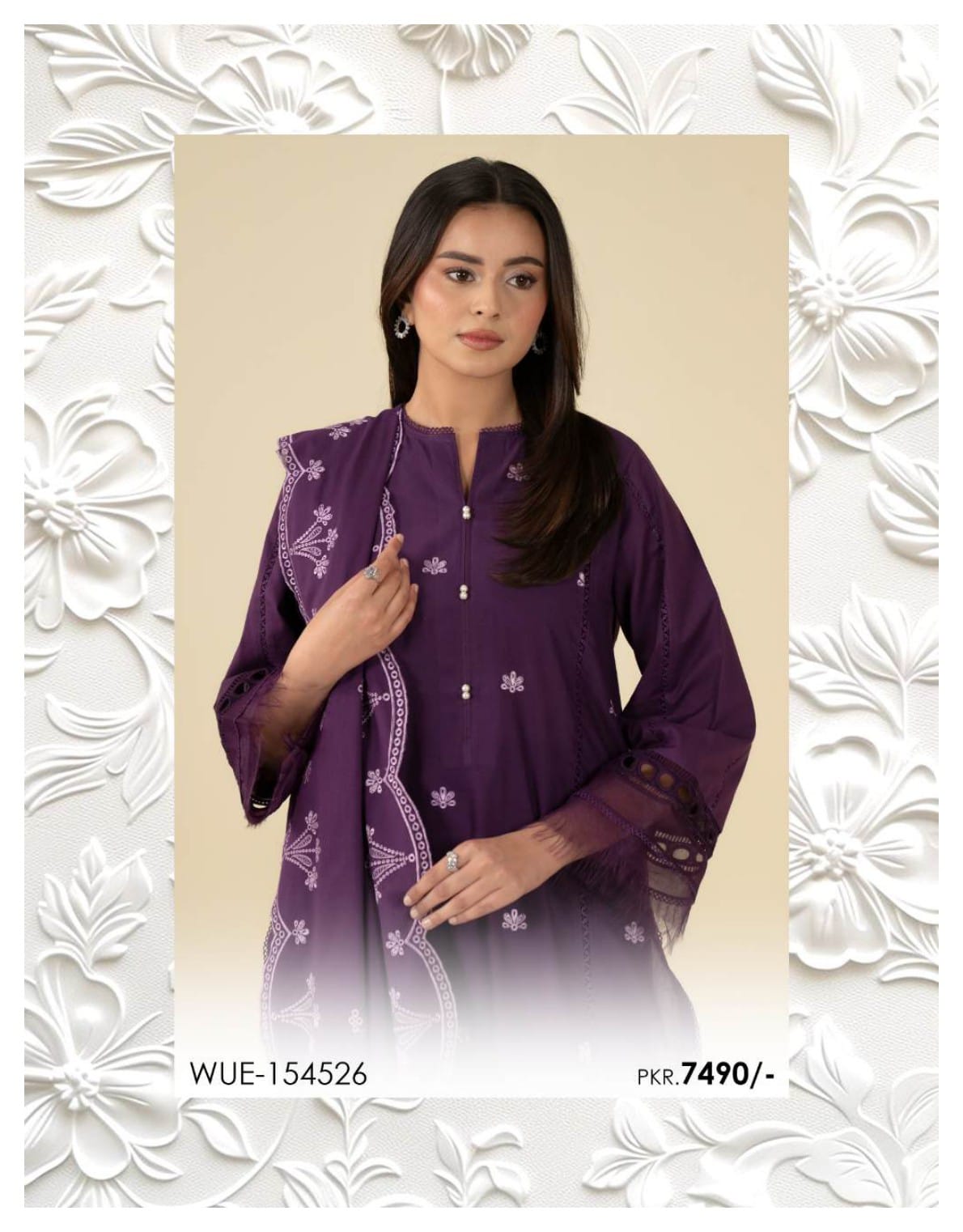 BEENA BY BEYOND EAST Embroidered Unstiched 3 Pcs Lawn Collection