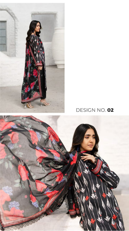 Colors Digital Printed Lawn