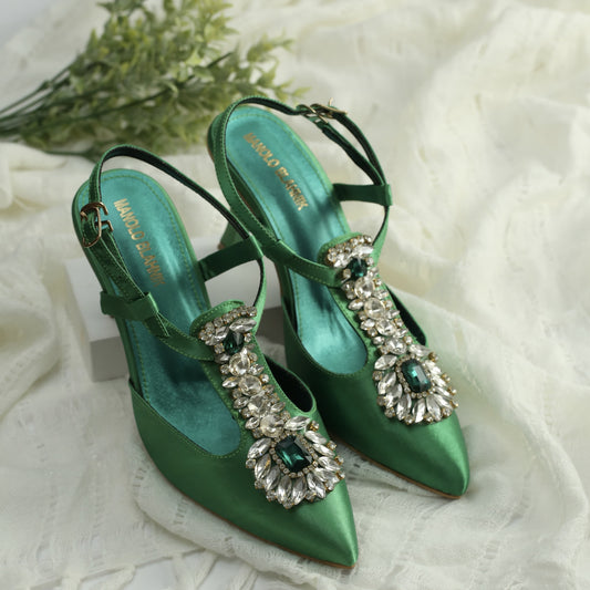 Tory Burch Multicolor Beads Embroidered Slippers