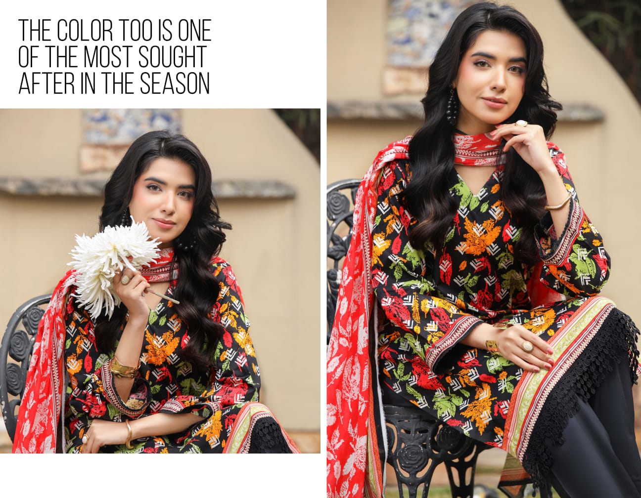 Bin Naeem DIGITAL PRINTED LAWN platinum
