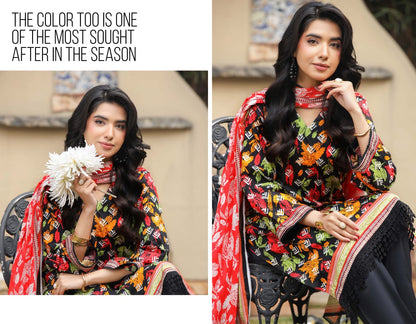 Bin Naeem DIGITAL PRINTED LAWN platinum