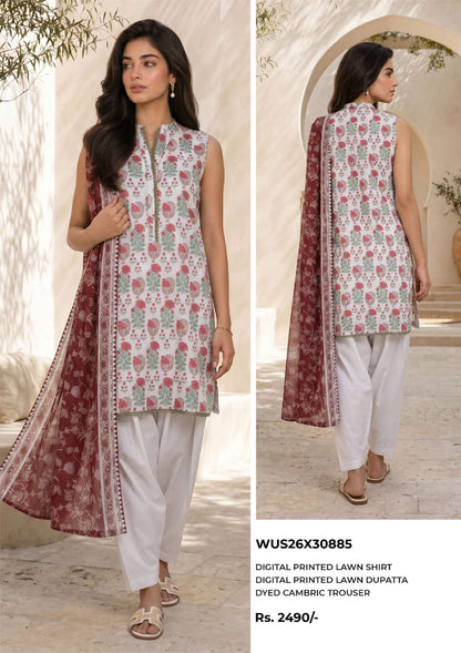 ZELLBURY LAWN Printed 3 PIECE Collection VOL-6 2026