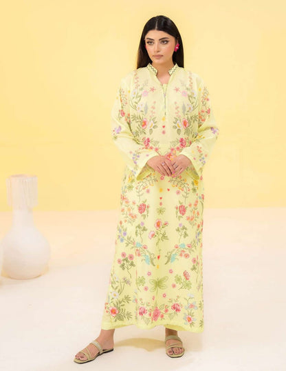 SUMMER KAFTAN BY AMAL 2 Pcs CO-ORDS SILK KAFTAN