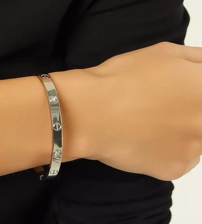stainless steel bangles two