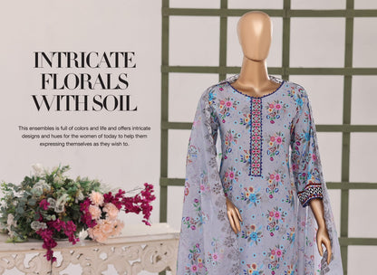 Samira Digital Printed Embroidered Chikankari Lawn Collection