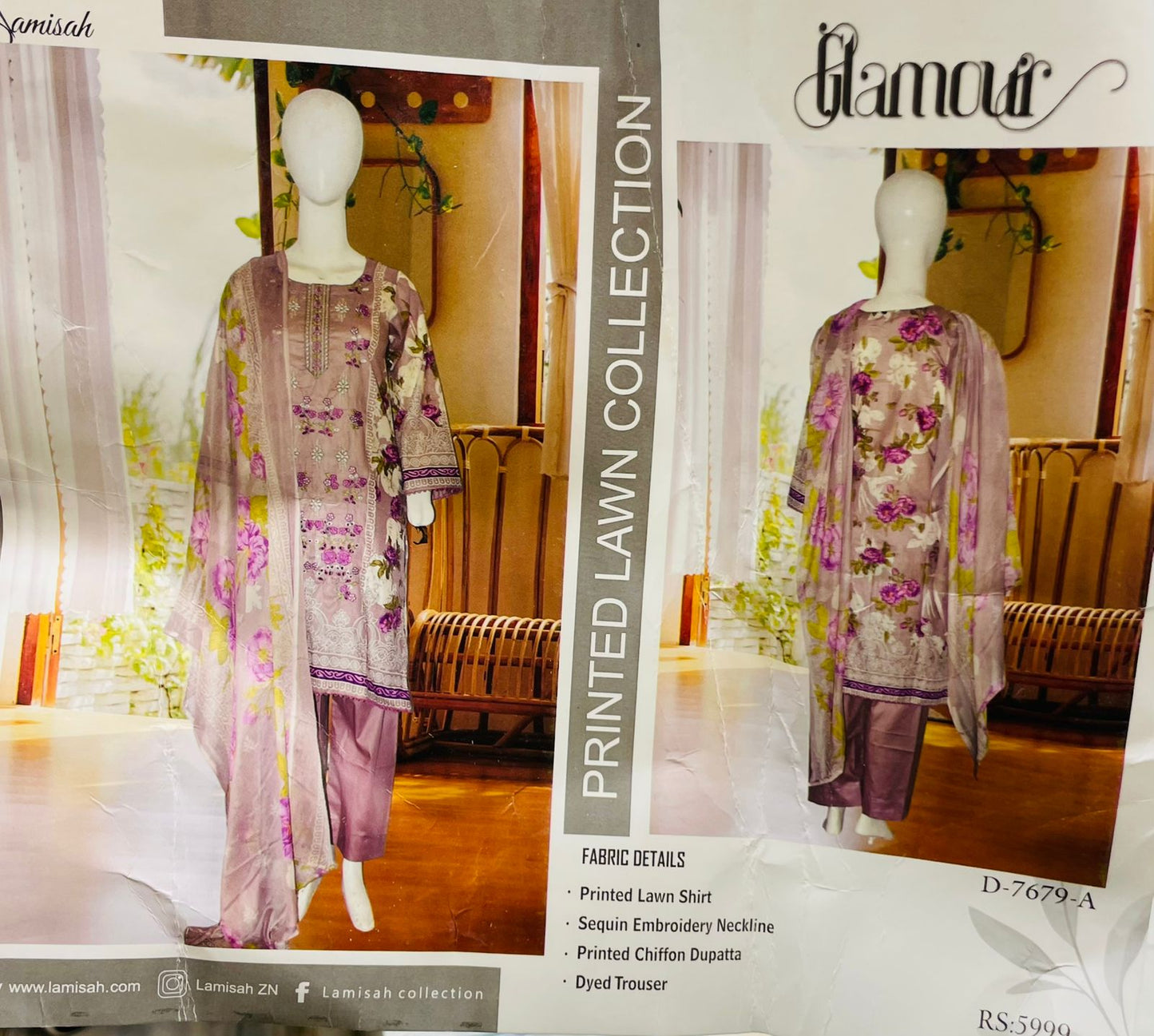Glamour Printed Lawn