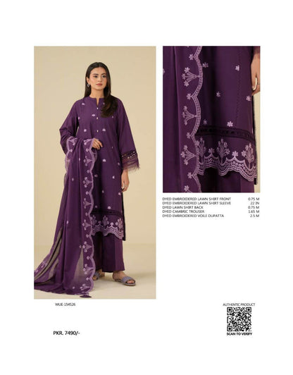 BEENA BY BEYOND EAST Embroidered Unstiched 3 Pcs Lawn Collection