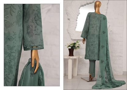 Mother's Embroidered Bamber Chiffon Dupatta
