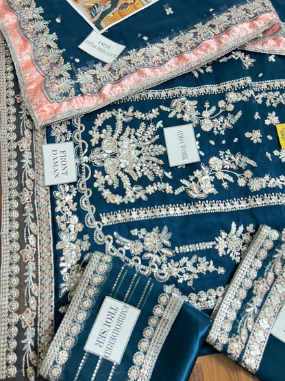 Aneela's Embroidered Chiffon Wedding Collection