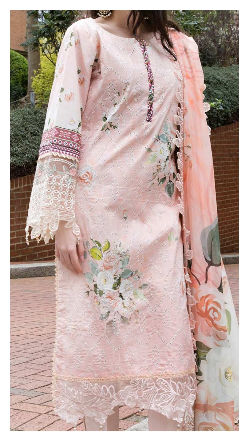 ALZOHAIB SUNSHINE BLOOM England Stories Embroidered Lawn