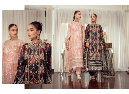 BINT-E-NOOR ORGANZA Embroidered  ZORALINE
