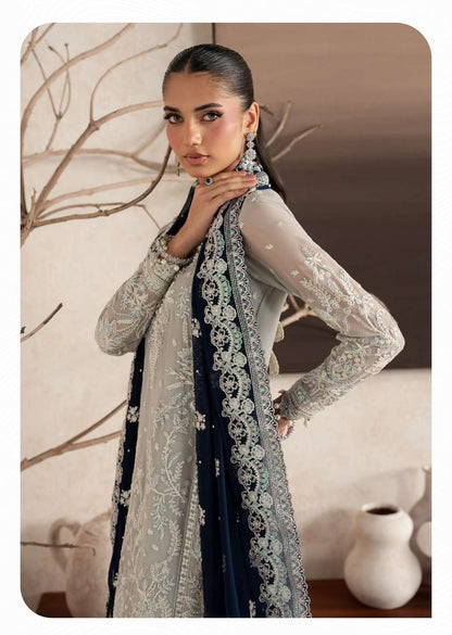 Gulaal Unstitched Embroidered Chiffon