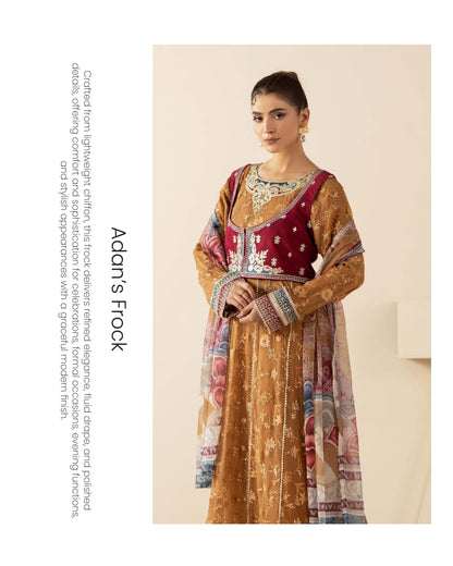 ADAN'S CHIFFON FROCK PRET'26 Vol-3