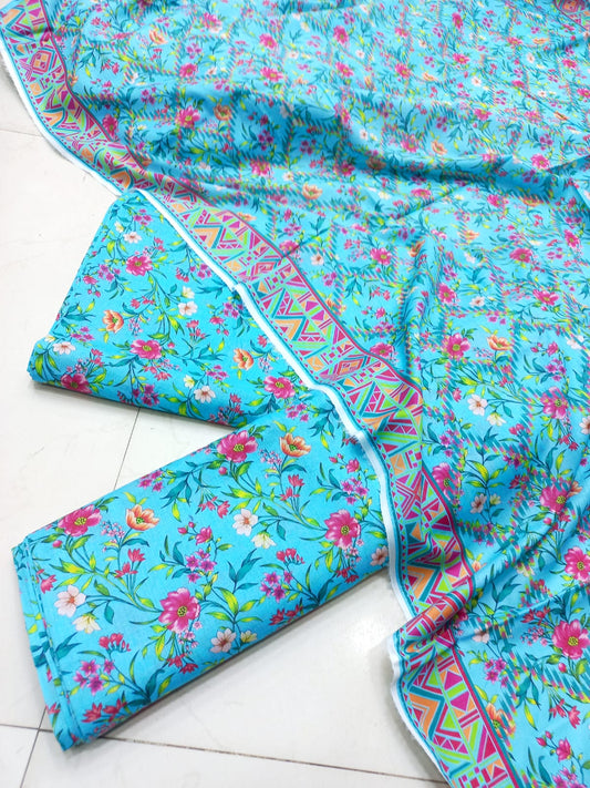 Bareeze Lawn 3 Pcs Printed