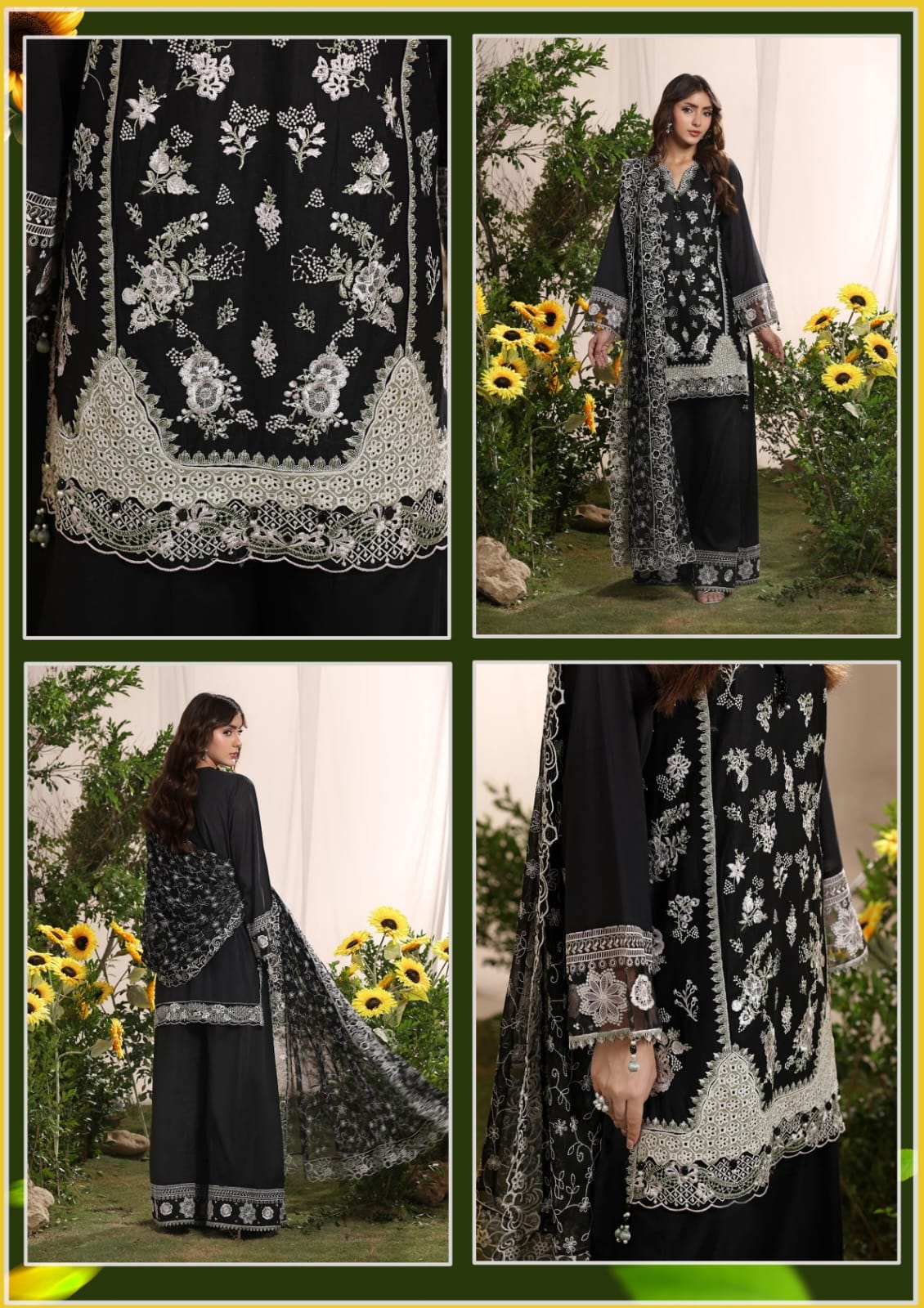 IRHA  GUZEL  Luxury Cotton 3 Pc Stitched Collection
