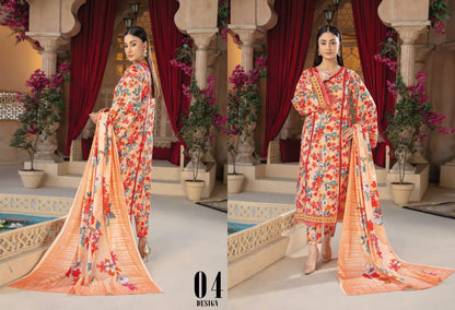 Orchid BiN Naeem Bana Dora Luxury Lawn