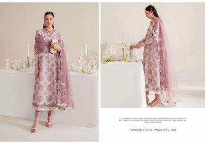 Jazmin presents  Iris Embroidered Luxury Eid Lawn