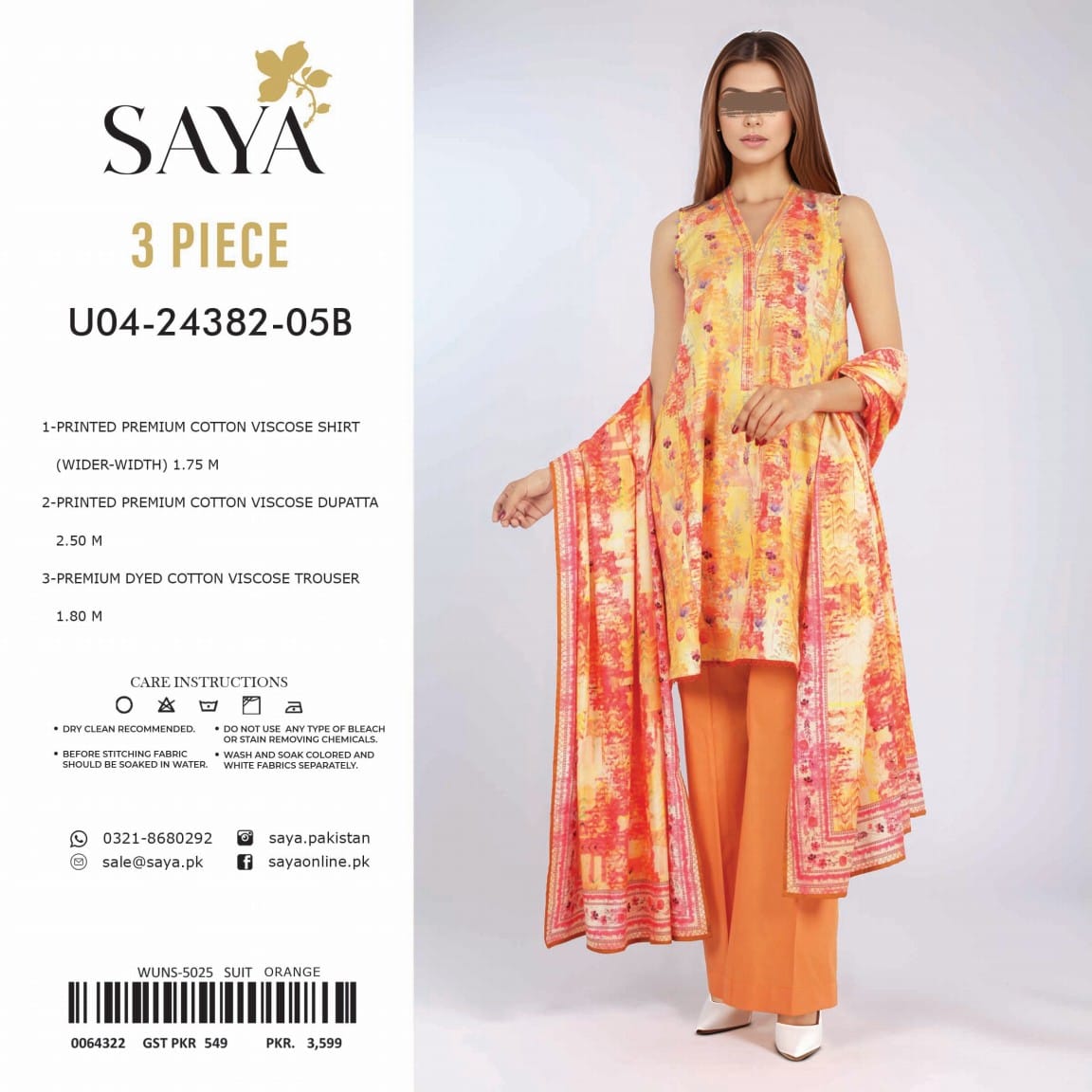 SAYA 3 Piece WINTER Collection