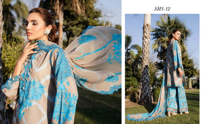 CHARIZMA SHEEN Embroidered Lawn