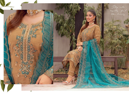 FALIHA Fancy ORGANZA Embroidered Collection 𝟸𝟶𝟸𝟼