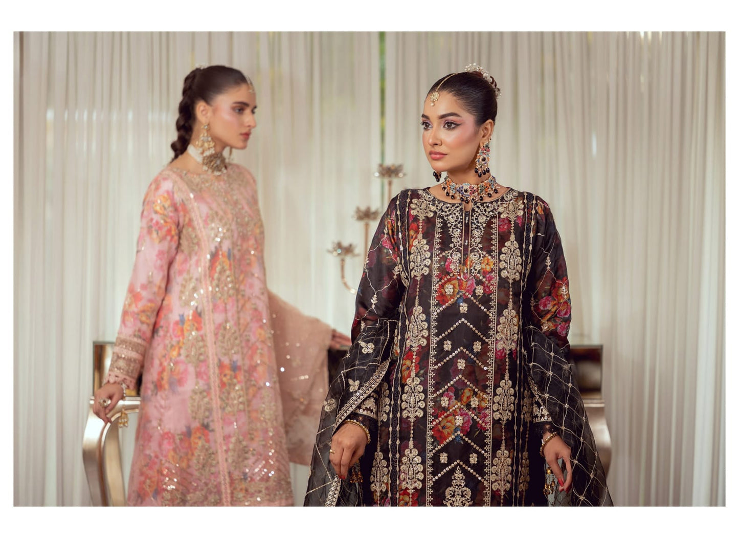 BINT-E-NOOR ORGANZA Embroidered  ZORALINE